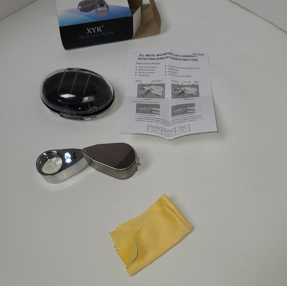 Jewelry Loupe All metal magnifier 40x 25MM